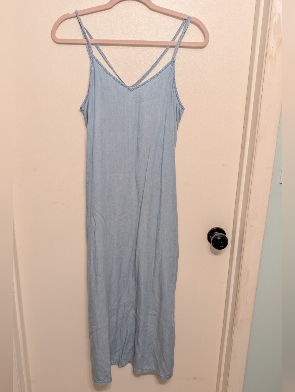 Aerie pale blue Denim Dress